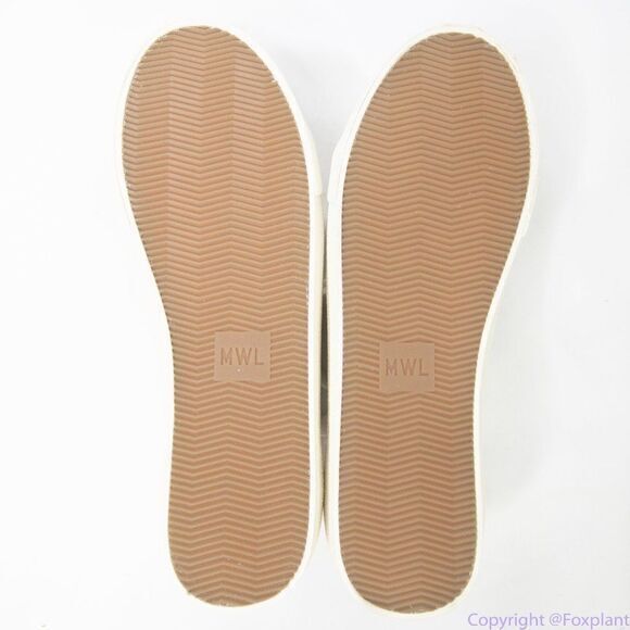 Madewell Sidewalk Low-Top Sneakers‎ in Snake Embossed Leather size 10.5 - Picture 3 of 9